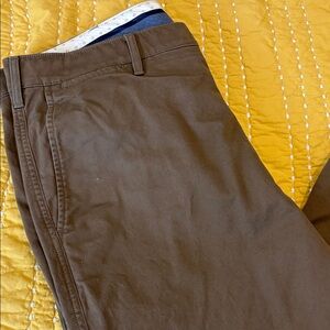 Daniel Cremieux Men's Dark Brown Chinos